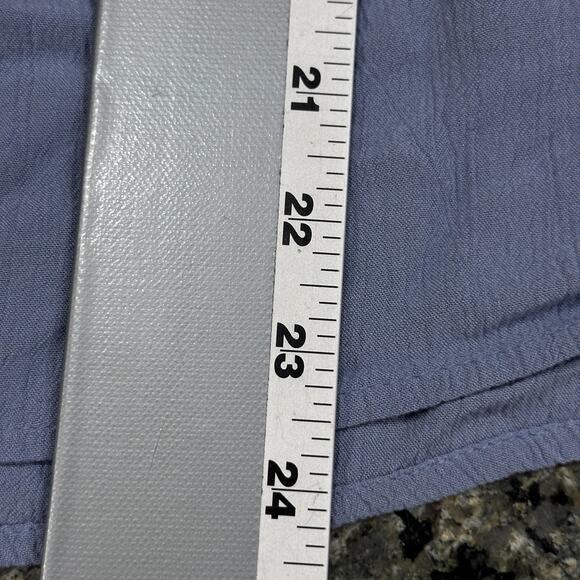 Caffe Marrakesh Shirt Womens XL Blue Pink Embroidered Sleeveless Boho Top - Picture 6 of 8